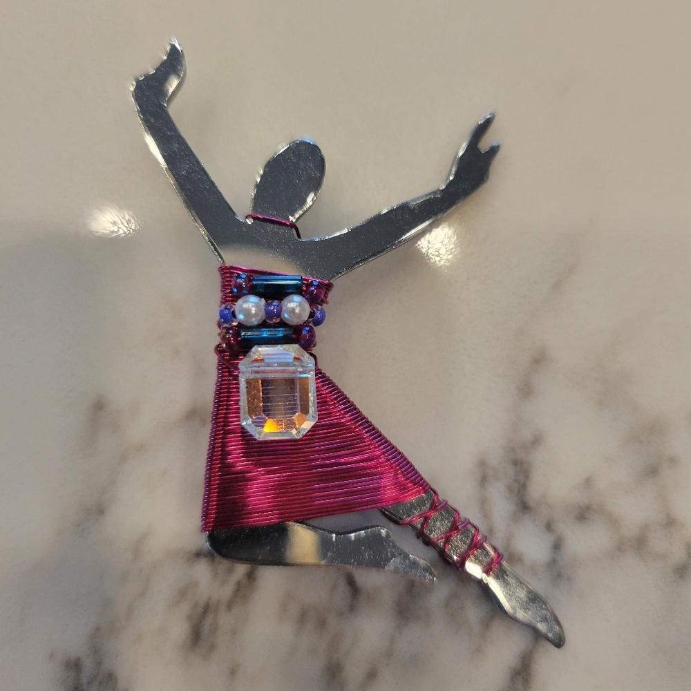 Dancing Woman Pin